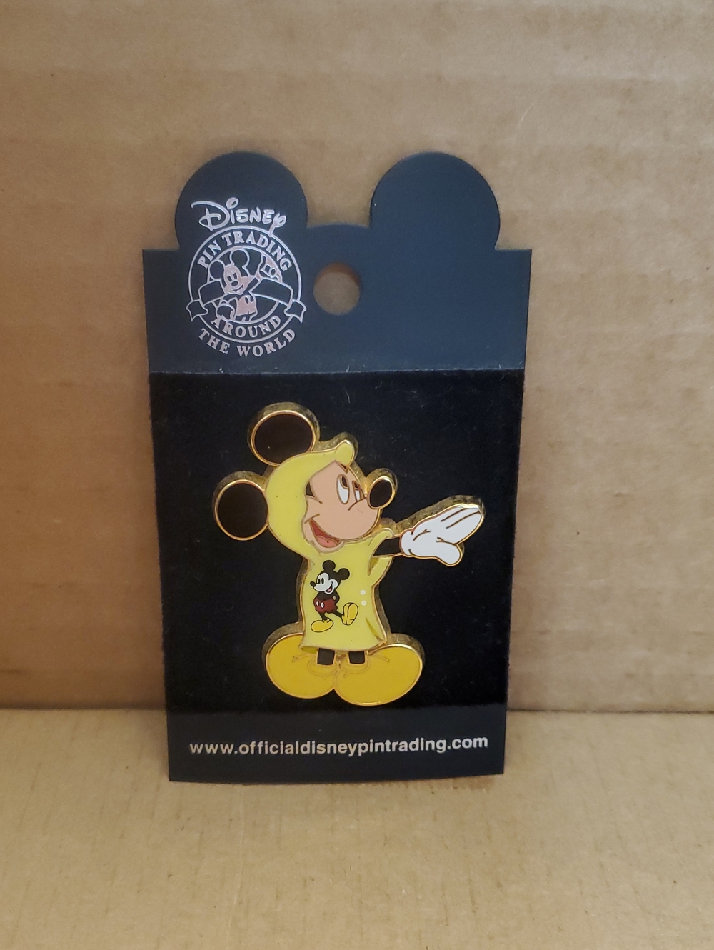 Disney Vintage Rain Poncho Enamel Pin